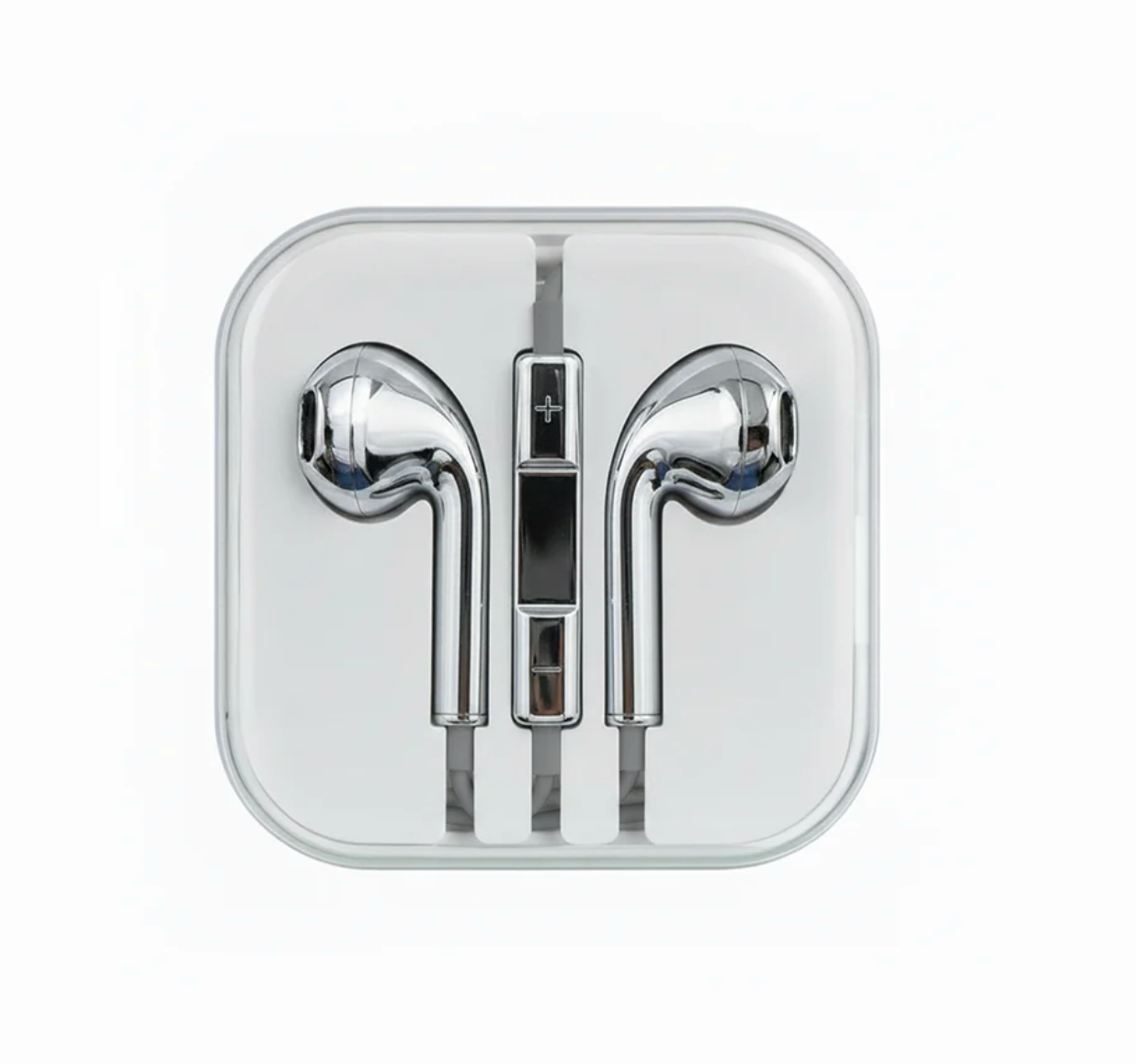 Chrome Wired Earbuds